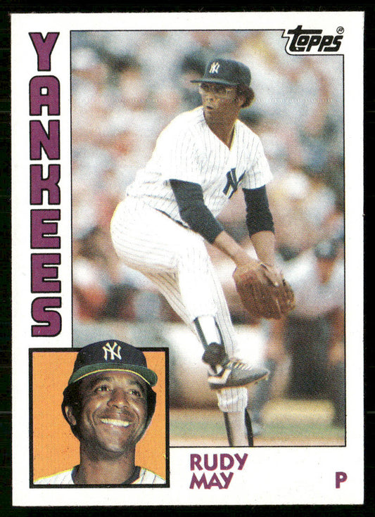 Rudy May 1984 Topps #652 New York Yankees
