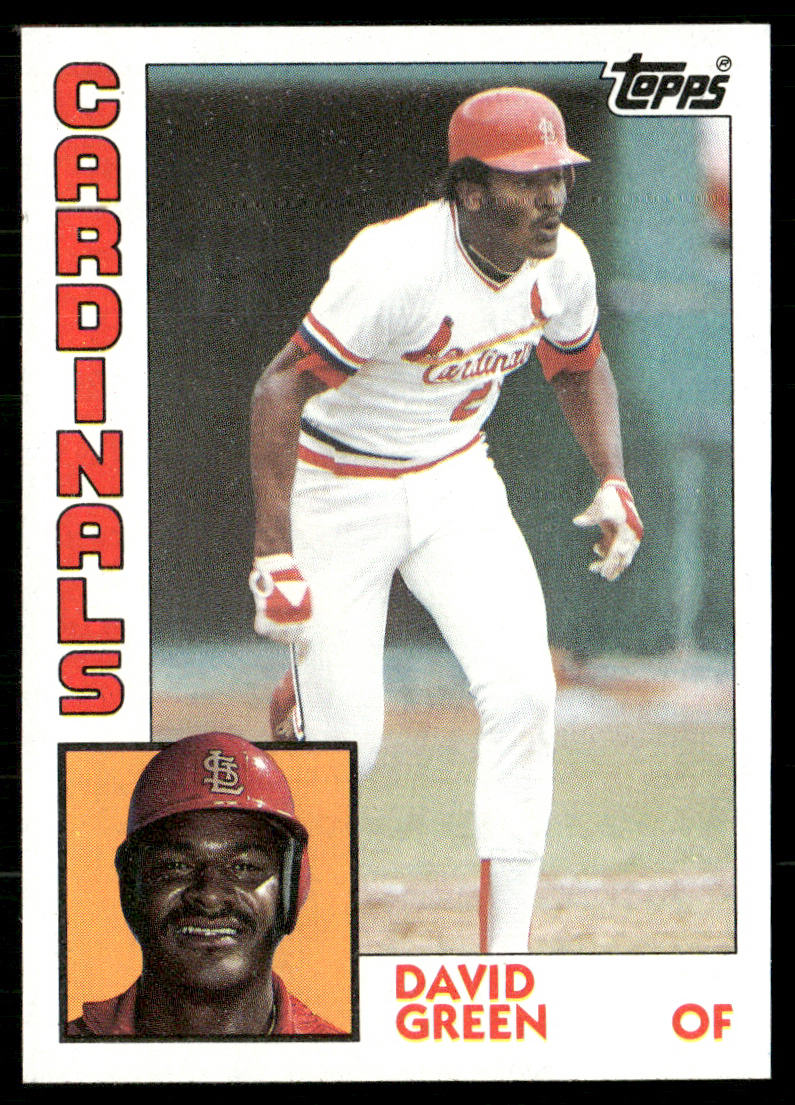 David Green 1984 Topps #362 St. Louis Cardinals