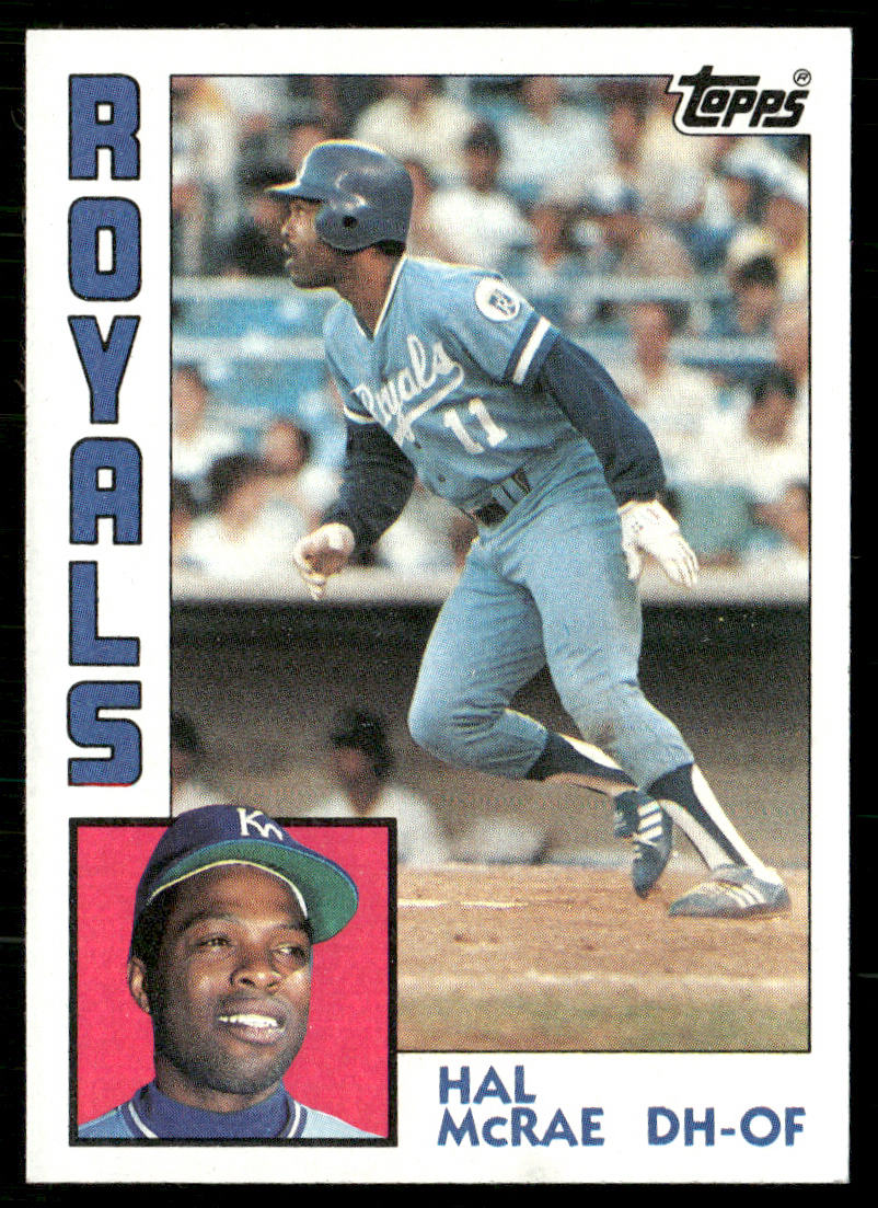Hal McRae 1984 Topps #340 Kansas City Royals