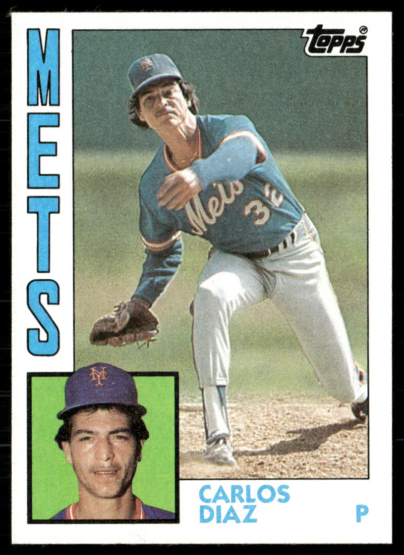 Carlos Diaz 1984 Topps #524 New York Mets