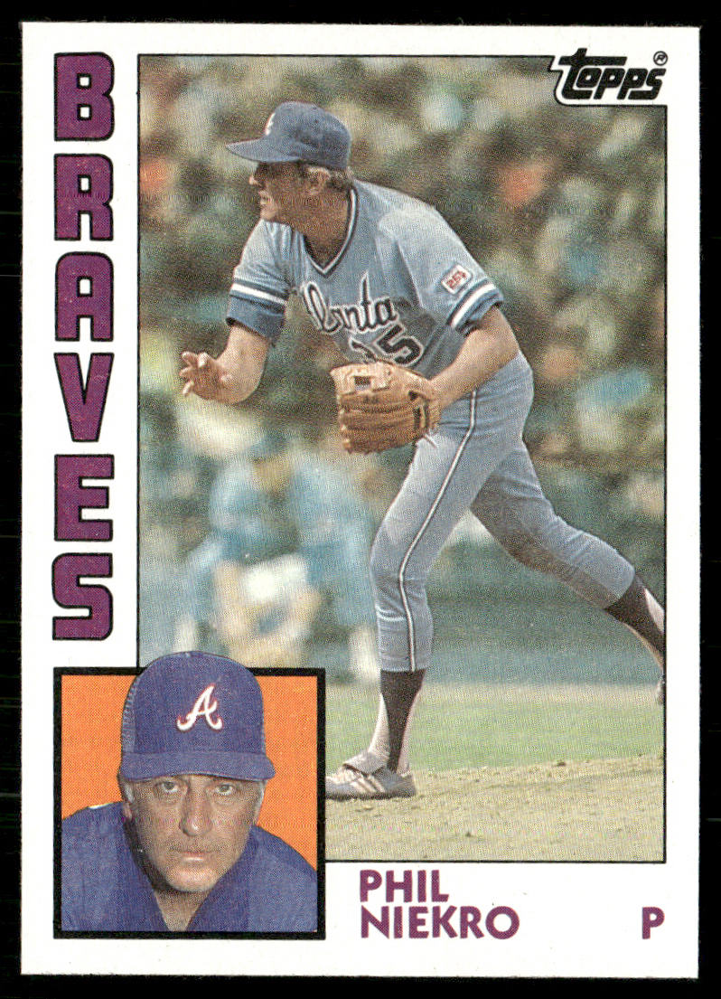 Phil Niekro 1984 Topps #650 Atlanta Braves