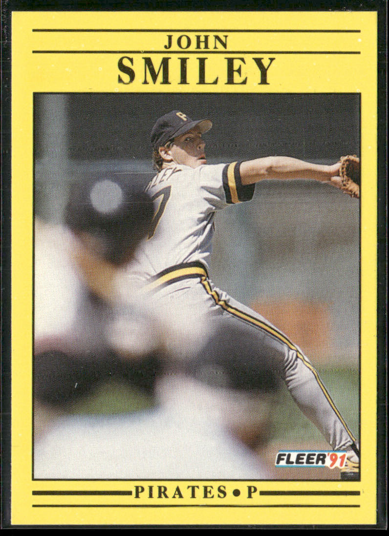 John Smiley 1991 Fleer #50 Pittsburgh Pirates