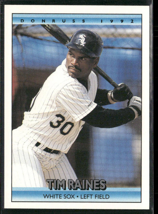 Tim Raines 1992 Donruss #312 Chicago White Sox front