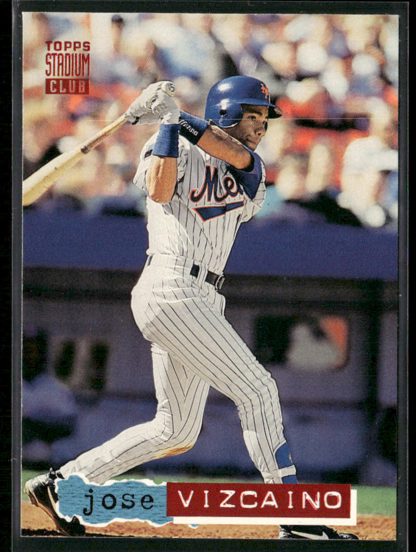 Jose Vizcaino 1994 Stadium Club #662 New York Mets