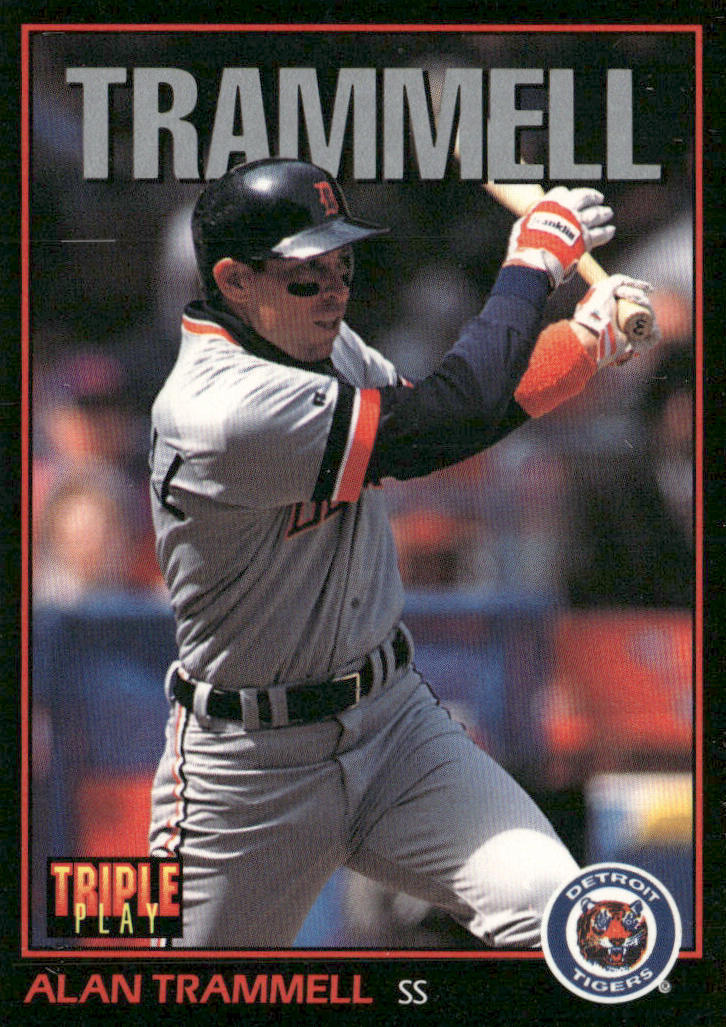 Alan Trammell 1993 Triple Play #191 Detroit Tigers