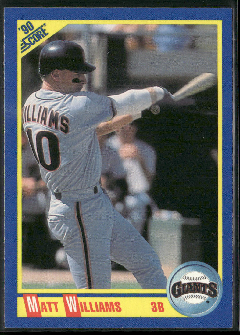 Matt Williams 1990 Score #503 San Francisco Giants