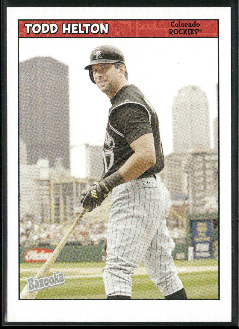 Todd Helton 2006 Bazooka #83 Colorado Rockies