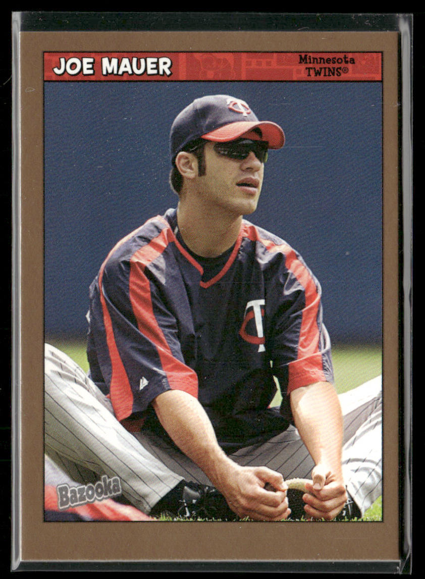 Joe Mauer 2006 Bazooka Gold Chunks #42 Minnesota Twins