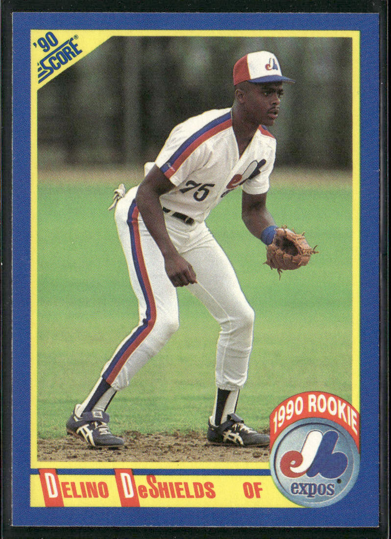 Delino DeShields 1990 Score #645 RC Montreal Expos
