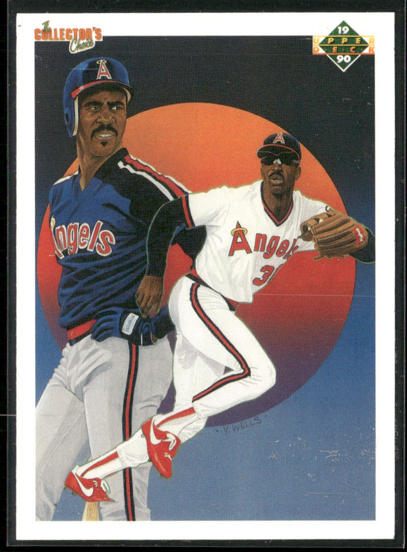 Devon White 1990 Upper Deck #5 California Angels