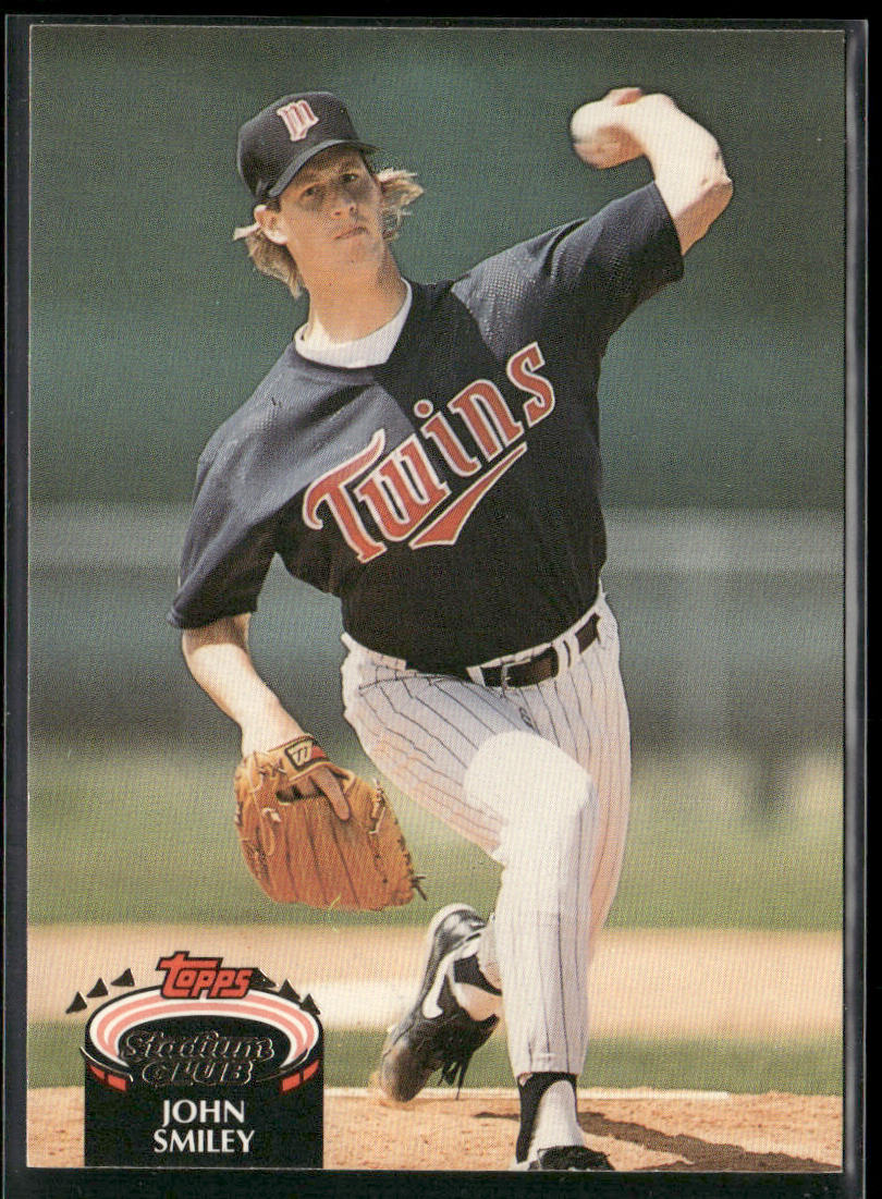 John Smiley 1992 Stadium Club #625 Minnesota Twins