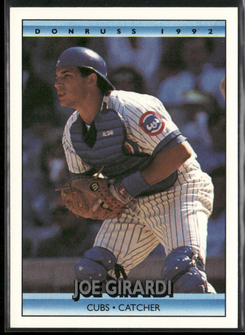 Joe Girardi 1992 Donruss #175b Chicago Cubs