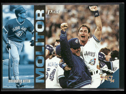Paul Molitor 1994 Select #3 Toronto Blue Jays