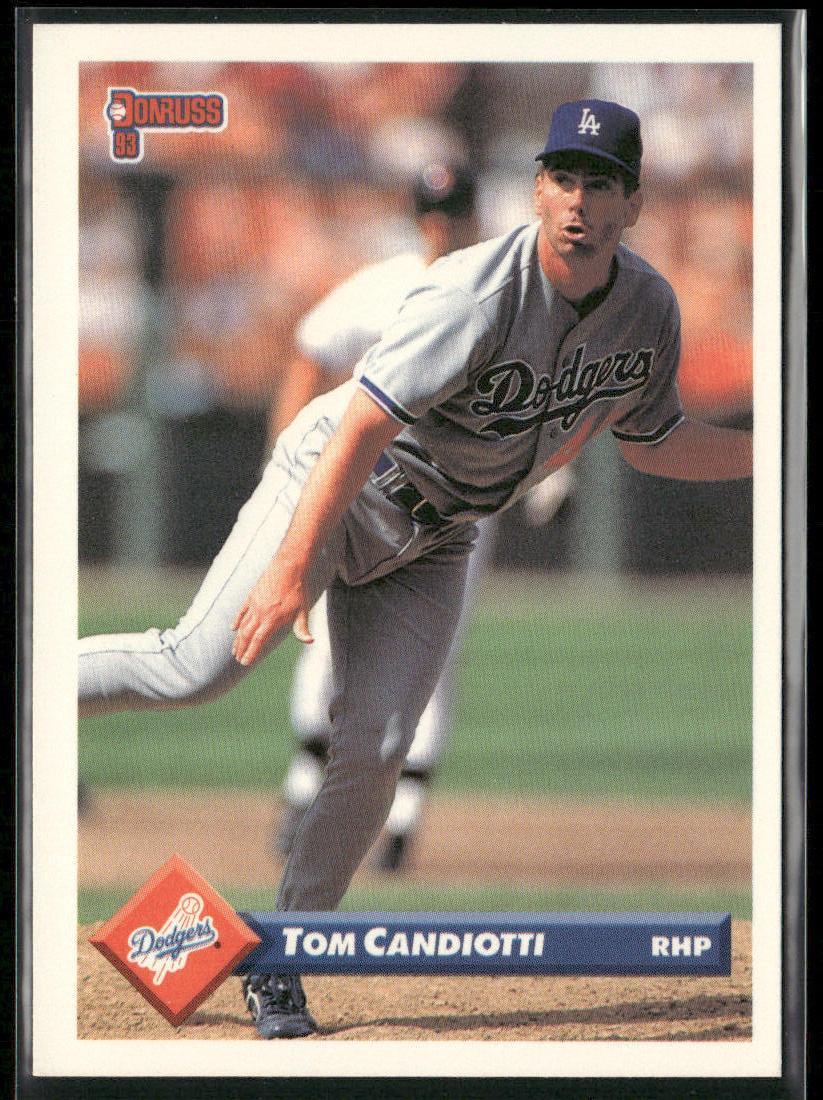Tom Candiotti 1993 Donruss #142 Los Angeles Dodgers