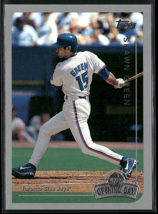 Shawn Green 1999 Topps Opening Day #63 Toronto Blue Jays