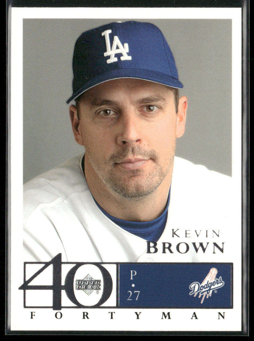 Kevin Brown 2003 Upper Deck 40-Man #515 Los Angeles Dodgers