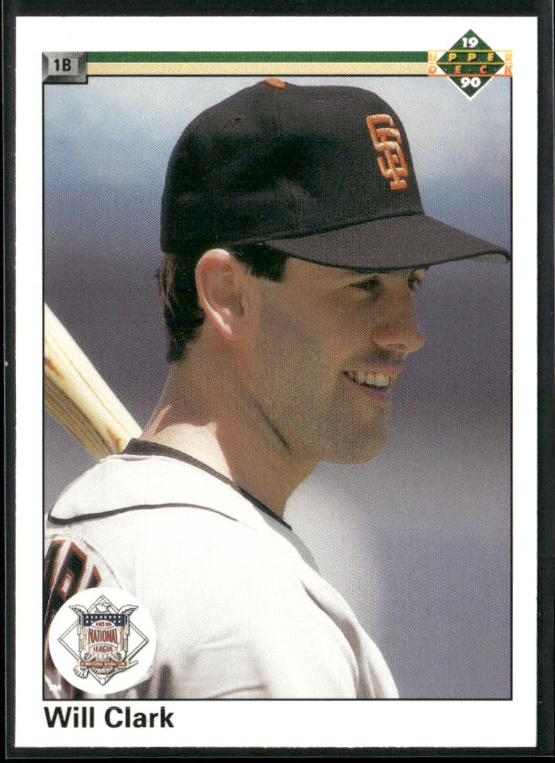 Will Clark 1990 Upper Deck #50 San Francisco Giants
