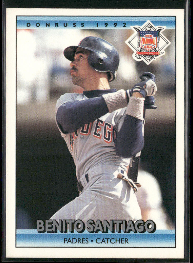 Benito Santiago 1992 Donruss #430 San Diego Padres