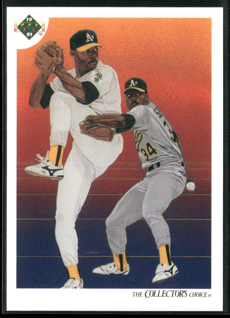 Dave Stewart 1991 Upper Deck #28c Oakland Athletics