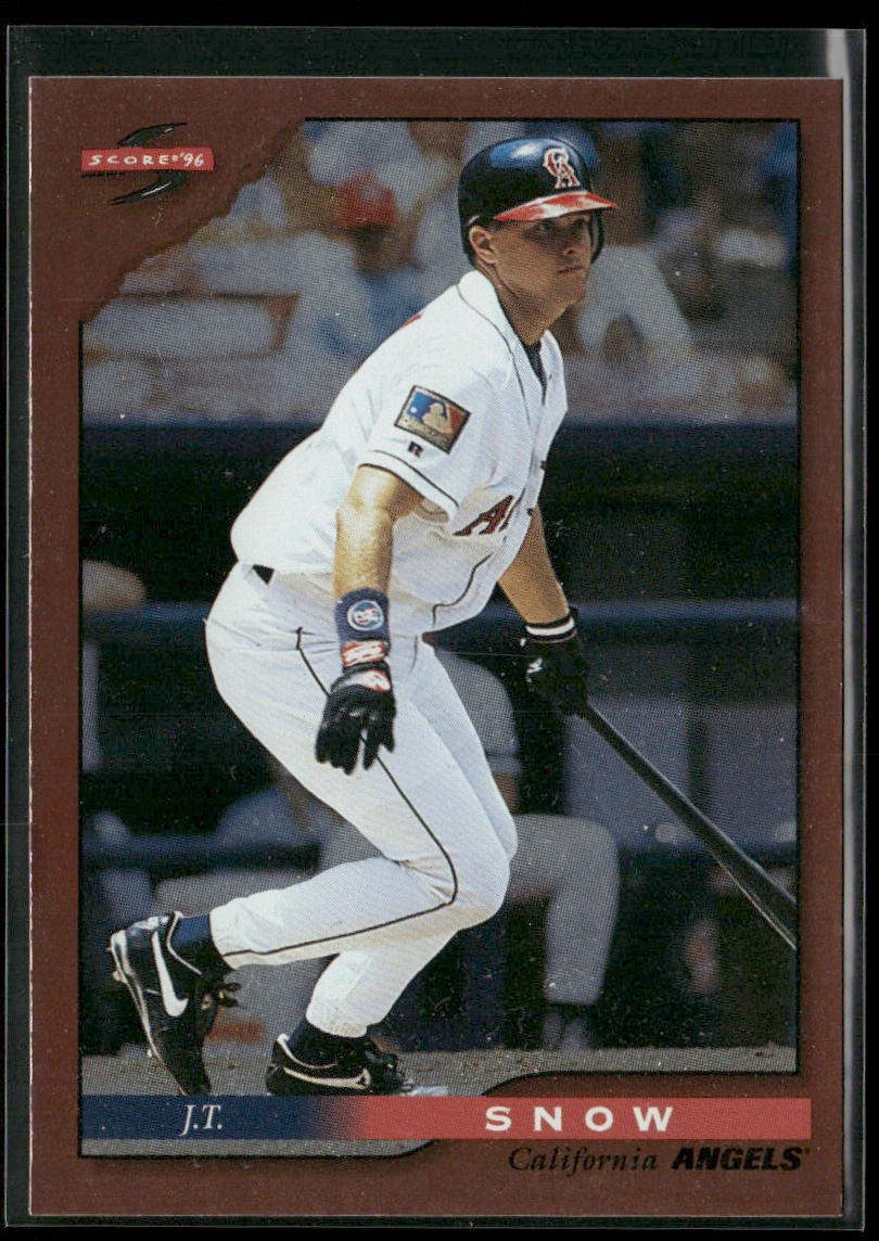 J.T. Snow 1996 Score Dugout Collection (Series One) #22 California Angels