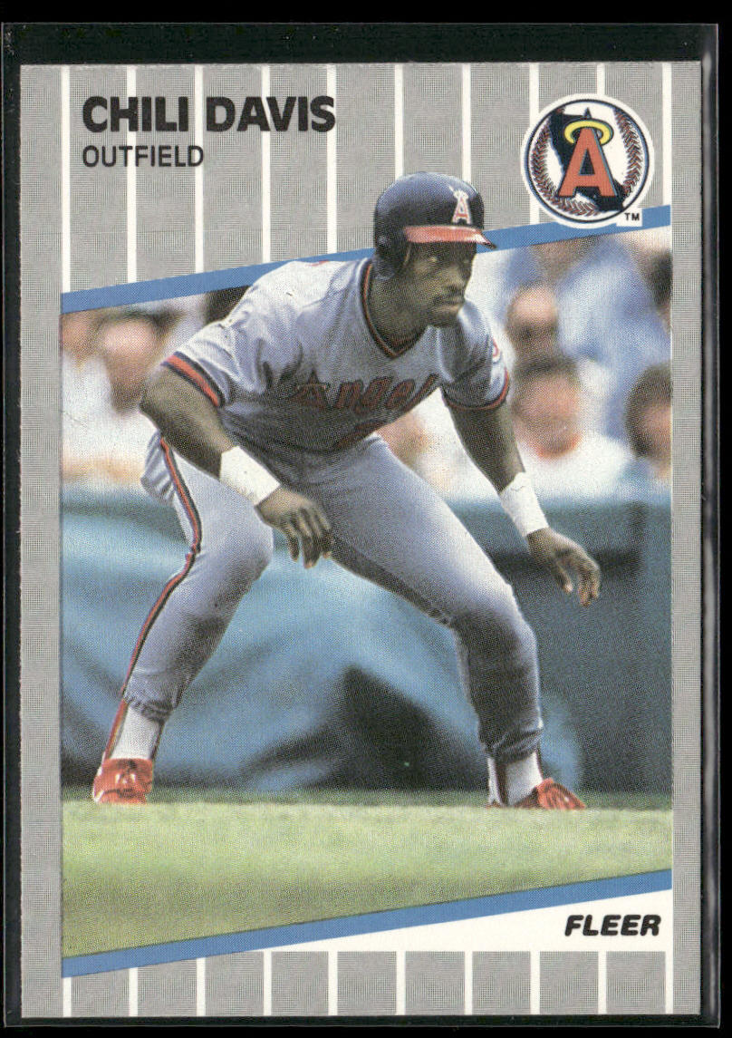 Chili Davis 1989 Fleer #474 California Angels