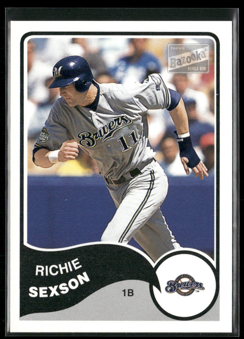 Richie Sexson 2003 Bazooka #135 Milwaukee Brewers