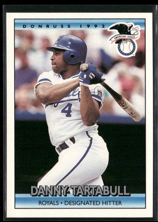 Danny Tartabull 1992 Donruss #26 Kansas City Royals front