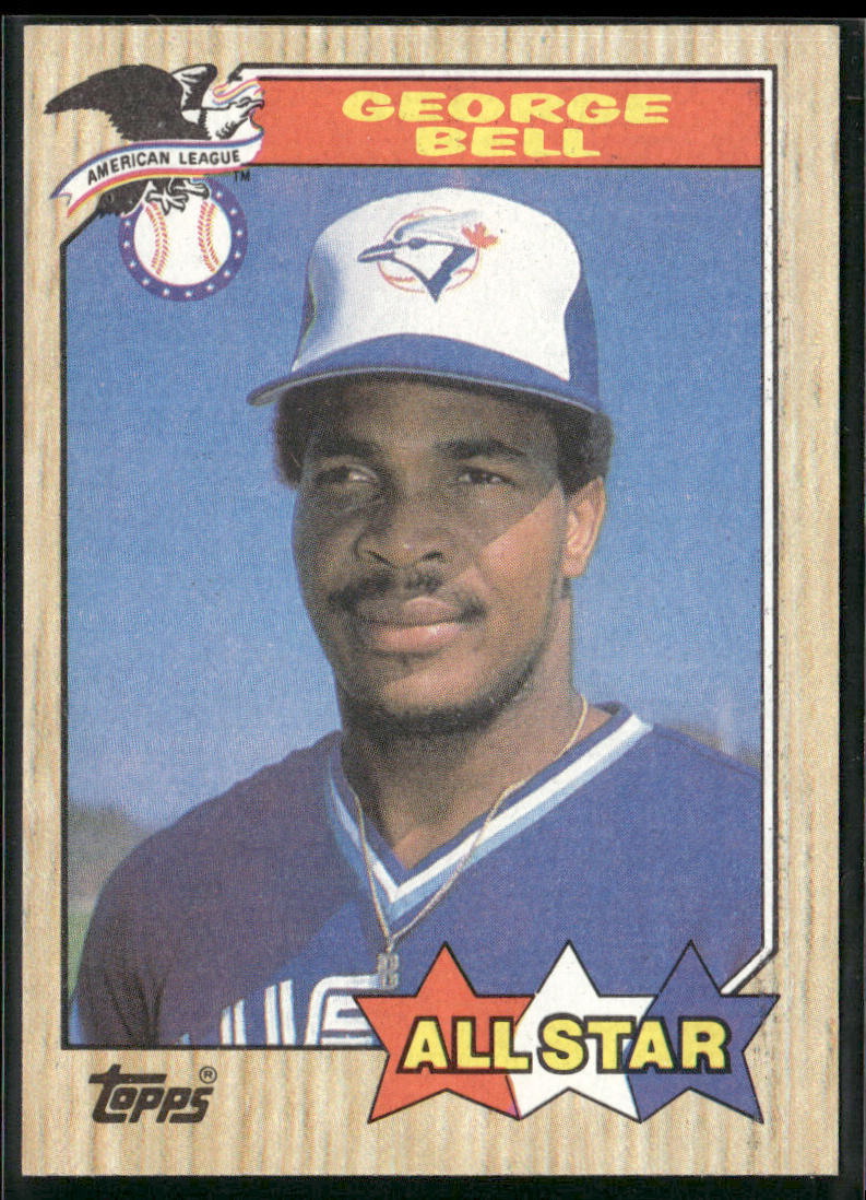 George Bell 1987 Topps #612 Toronto Blue Jays