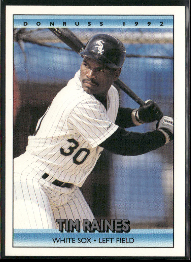 Tim Raines 1992 Donruss #312 Chicago White Sox front