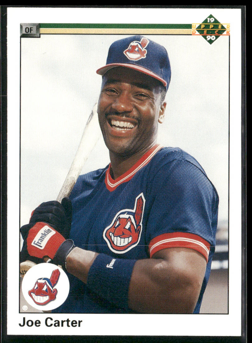 Joe Carter 1990 Upper Deck #375 Cleveland Indians