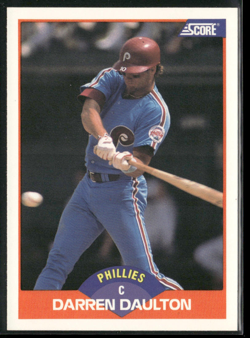 Darren Daulton 1989 Score #413 Philadelphia Phillies