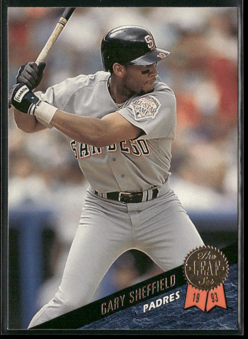 Gary Sheffield 1993 Leaf #307 San Diego Padres