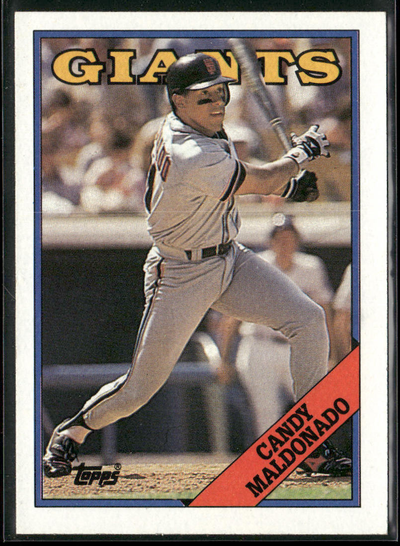 Candy Maldonado 1988 Topps #190 San Francisco Giants front