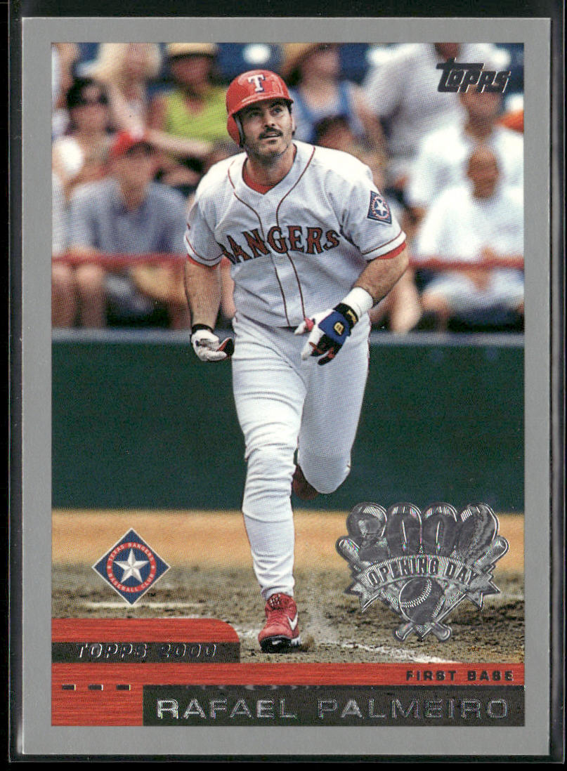 Rafael Palmeiro 2000 Topps Opening Day #155 Texas Rangers front