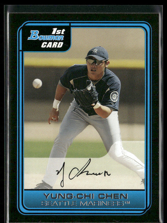 Yung-Chi Chen 2006 Bowman Prospects #B64 Seattle Mariners front