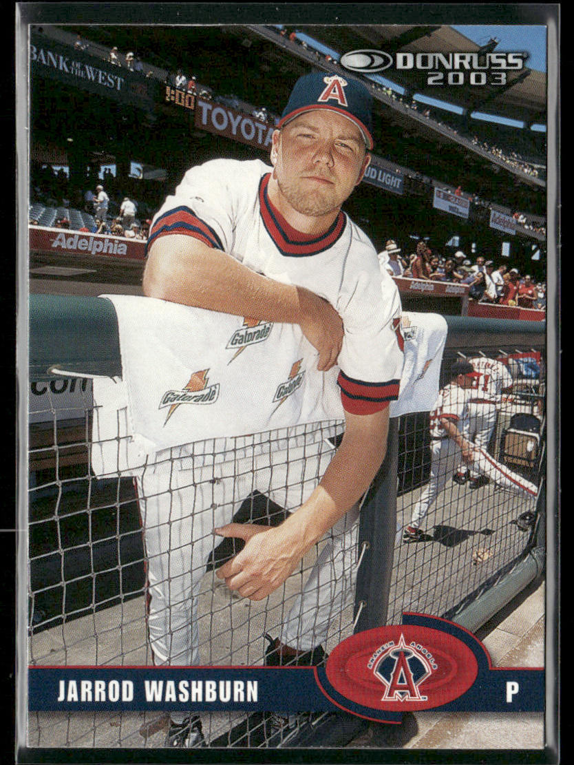 Jarrod Washburn 2003 Donruss #77 Anaheim Angels