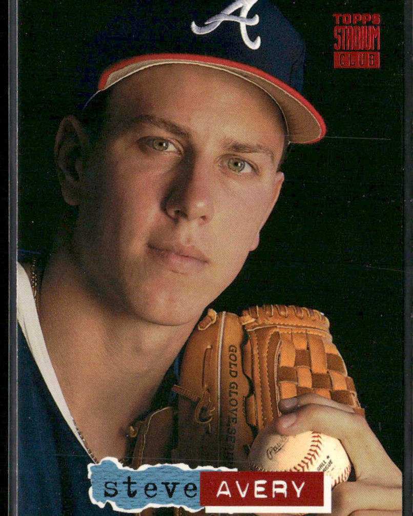 Steve Avery 1994 Stadium Club #254 Atlanta Braves