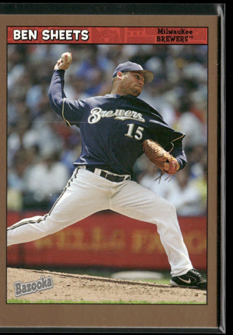 Ben Sheets 2006 Bazooka Gold Chunks #26 Milwaukee Brewers