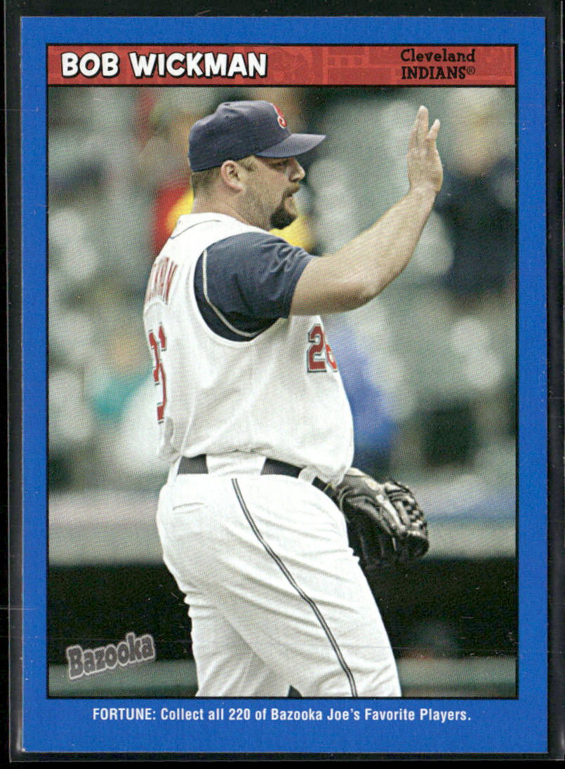 Bob Wickman 2006 Bazooka Blue Fortune #36 Cleveland Indians