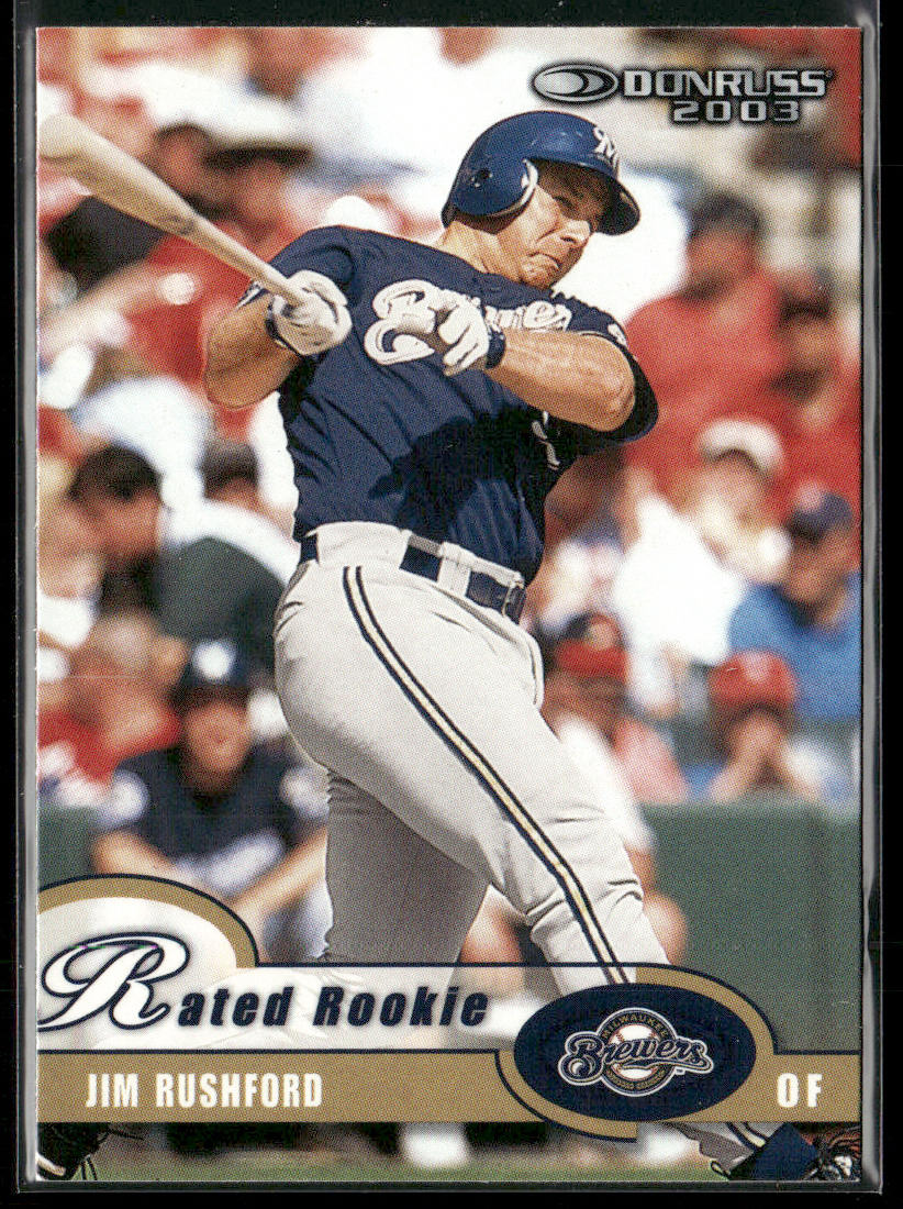 Jim Rushford 2003 Donruss #35 Milwaukee Brewers