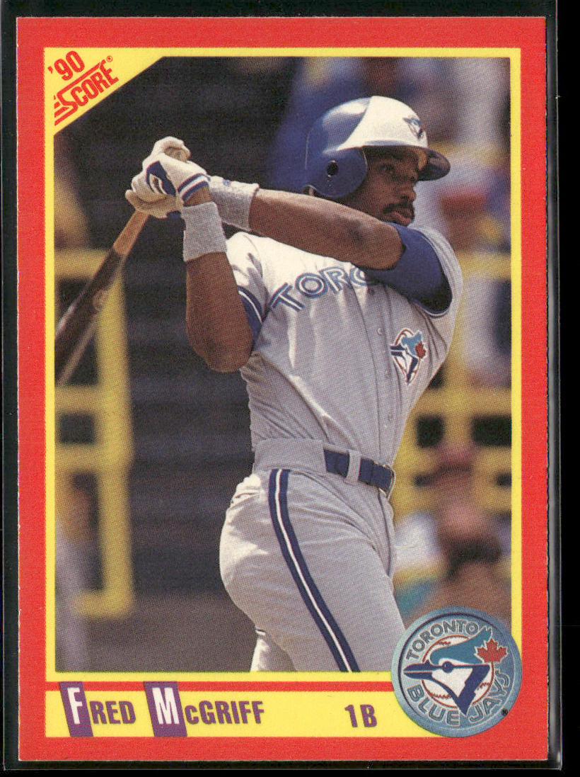 Fred McGriff 1990 Score #271 Toronto Blue Jays