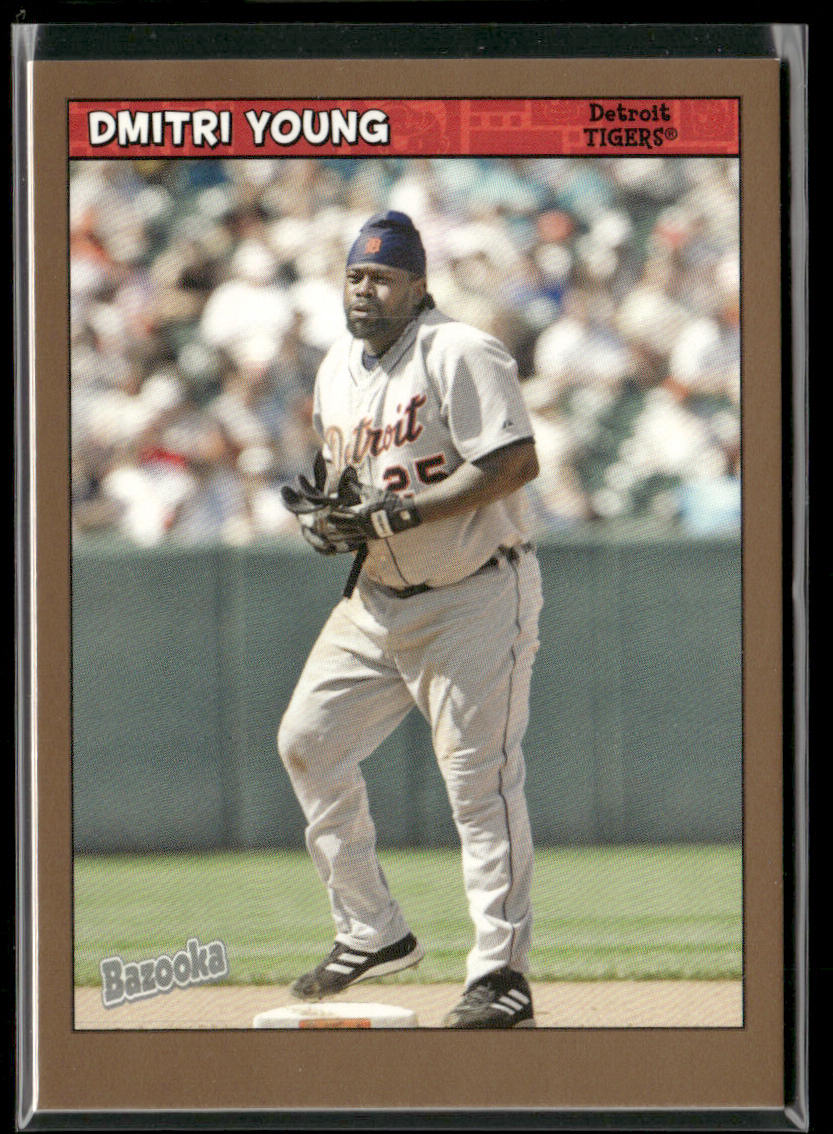 Dmitri Young 2006 Bazooka Gold Chunks #37 Detroit Tigers