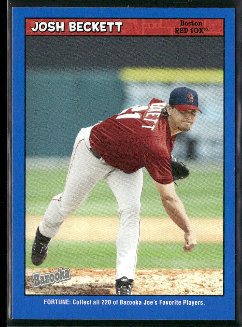 Josh Beckett 2006 Bazooka Blue Fortune #13 Boston Red Sox