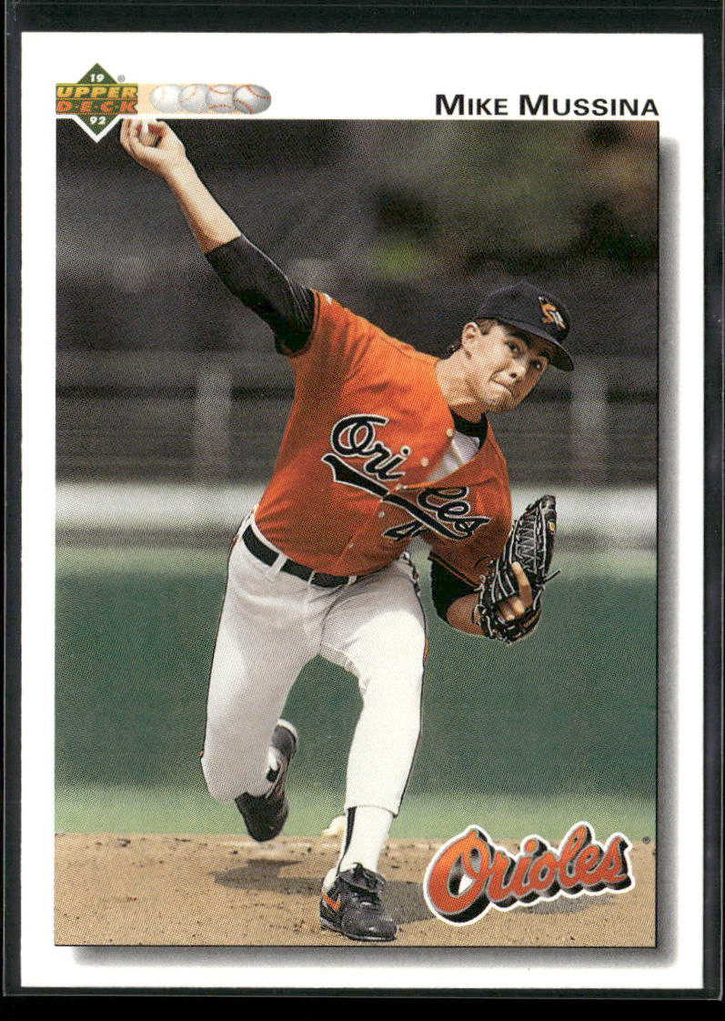 Mike Mussina 1992 Upper Deck #675 Baltimore Orioles