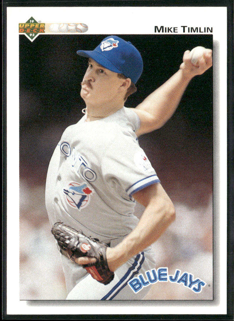 Mike Timlin 1992 Upper Deck #409 Toronto Blue Jays