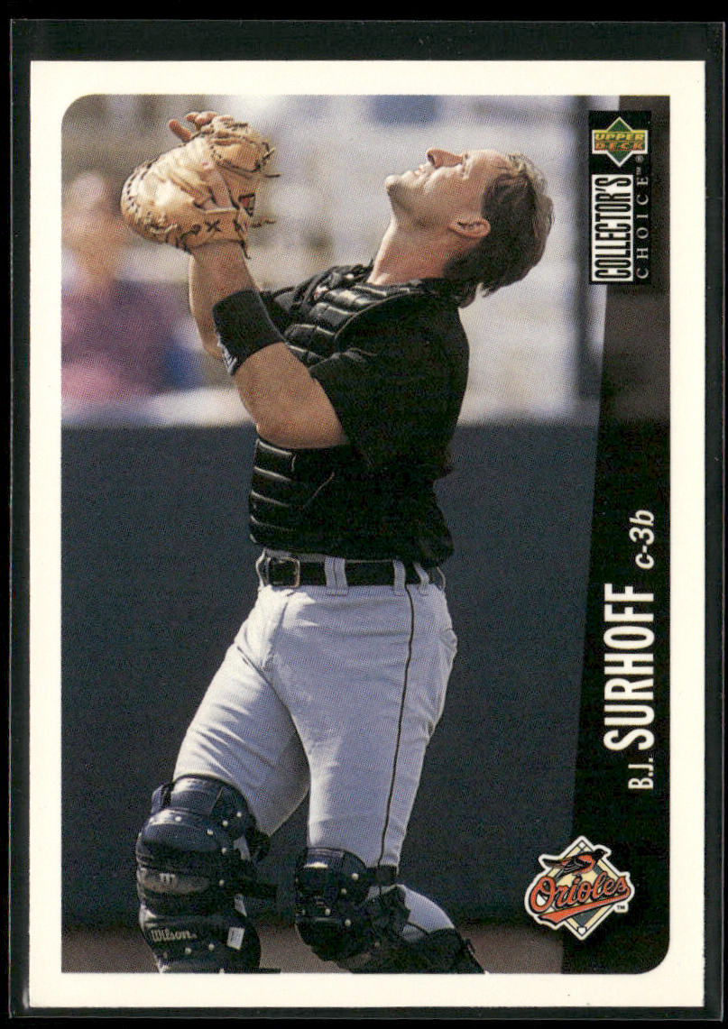 B.J. Surhoff 1996 Collector's Choice #469 Baltimore Orioles
