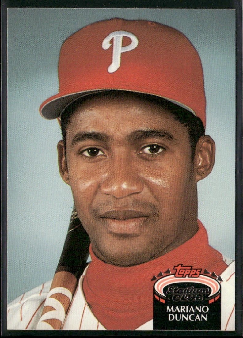 Mariano Duncan 1992 Stadium Club #614b Philadelphia Phillies