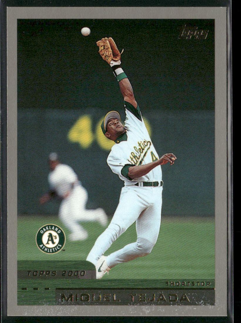 Miguel Tejada 2000 Topps #187 Oakland Athletics