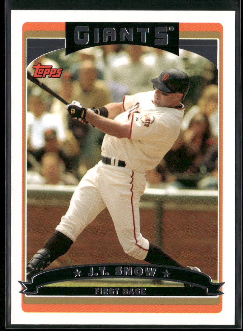 J.T. Snow 2006 Topps #123 San Francisco Giants