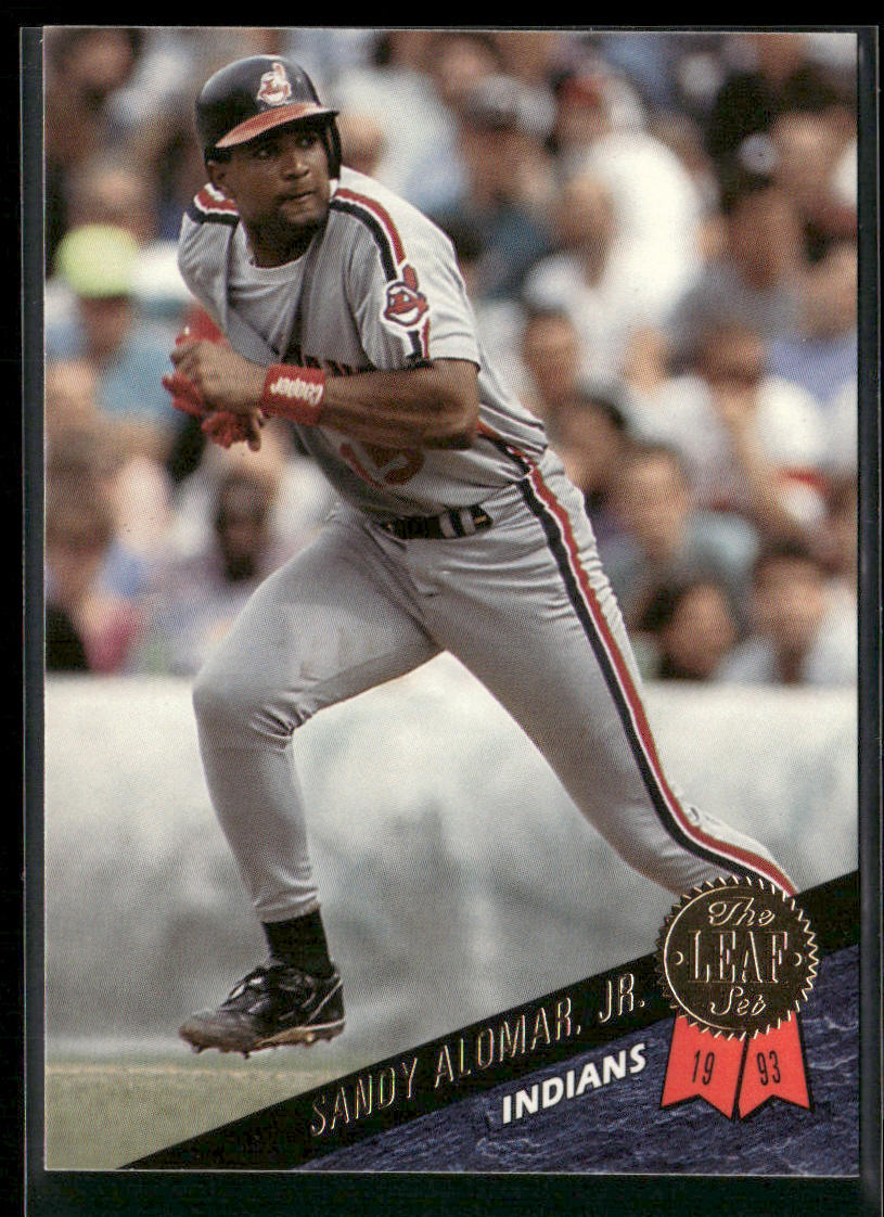 Sandy Alomar, Jr. 1993 Leaf #83 Cleveland Indians